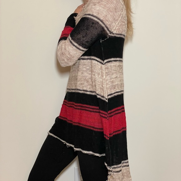 Free People Striped Tunic Sweater - Picture 2 of 6